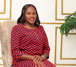Portrait of Lorna Tuwei, Vice Secretary of Hansard Association of Kenya